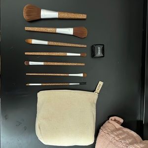 Aveda makeup brushes and sharpener
